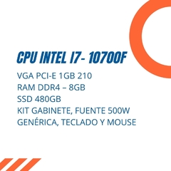 CPU Intel i7- 10700F + KIT - comprar online