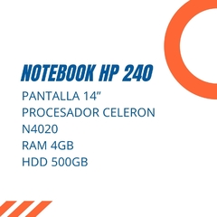 Notebook HP 240 - comprar online