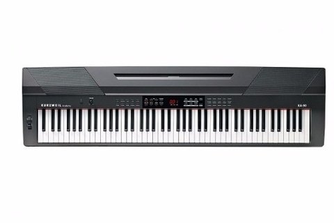 Combo Piano Kurzweil Ka90 88 Teclas Con Soporte Y Banqueta