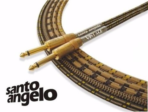 Cable Santo Angelo Plug Plug Vintage 3 Metros Importado