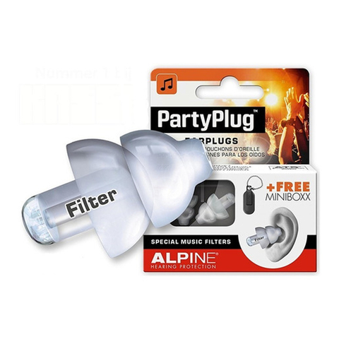 Protector Auditivo Par Estuche Y Filtros Alpine Partyplug