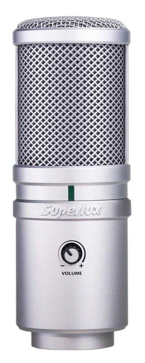 Micrófono Superlux E205u Condensador Usb Prodmusicales