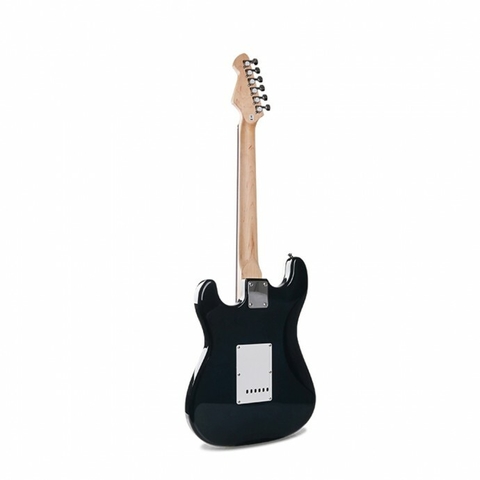 Guitarra Electrica Kansas L-g1-st Negra Cable Rosewood Envio