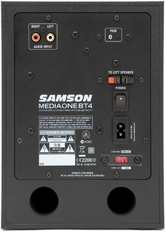 Samson Mbt4 Monitores Estudio Pc Activo 40 Watts Bluetooth - comprar online