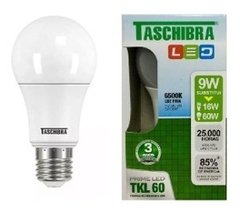 LAMPADA BULBO LED 9W 6500K FRIA tkl60 TASCHIBRA - Loja Luminar