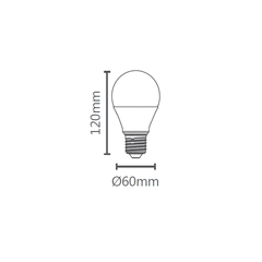 LAMPADA BULBO LED 9,5W 3K DIMER 810LM STE(STH6252/30) - Loja Luminar
