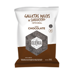 GALLETITAS DE TRIGO SARRACENO SABOR CHOCOLATE - por 200 grs OLIENKA