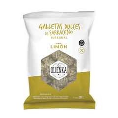 GALLETITAS DE TRIGO SARRACENO SABOR LIMÓN - por 200 grs OLIENKA