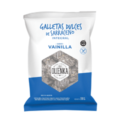 GALLETITAS DE TRIGO SARRACENO SABOR VAINILLA - por 200 grs OLIENKA