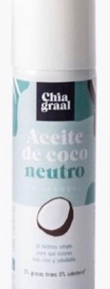 Aceite de Coco Neutro en aerosol 190 gr - CHIA GRAAL