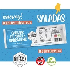 Galletas de Arroz y Sarraceno Saladas 48 gr - OLIENKA