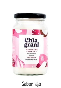 Aceite de Coco CHIA GRAAL - Sabor Ajo - 360 grs