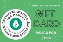 GIFT CARD IOR MARKET - Valido por $1000