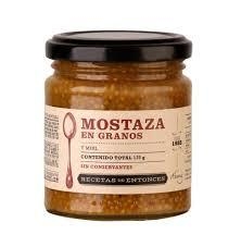 Mostaza en granos con miel 210 gr - Recetas de entonces Gourmet