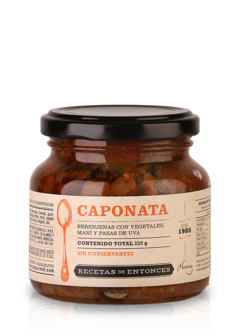 Caponata 210 gr - Recetas de Entonces Gourmet -