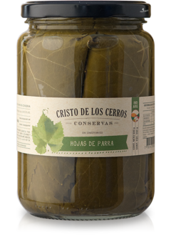 Hojas de Parra Elegidas al Natural 500 gr - Cristo de los Cerros