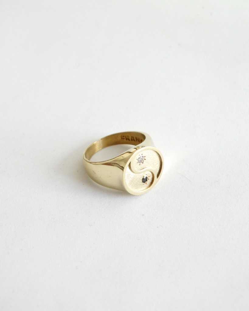 Anillo yin yang sale