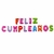 Feliz Cumpleaños 40cm Letras Mayusculas - PromoGlobos - Decorando Tus Momentos