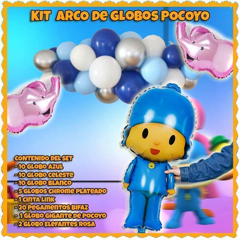 Kit Arco De Globos Pocoyo