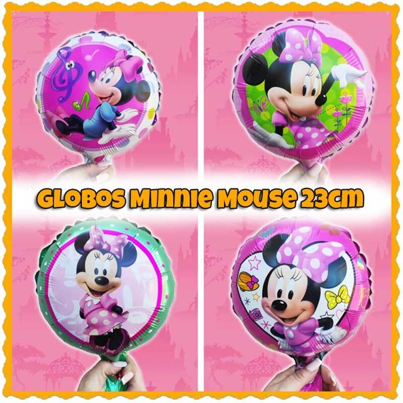 Globos Minnie Mouse Rosa 