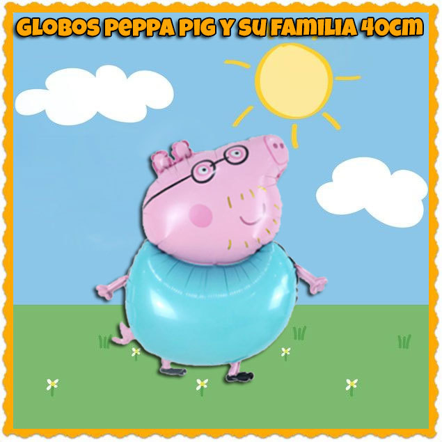 George y Peppa Pig PEPA Familia SET GLOBOS