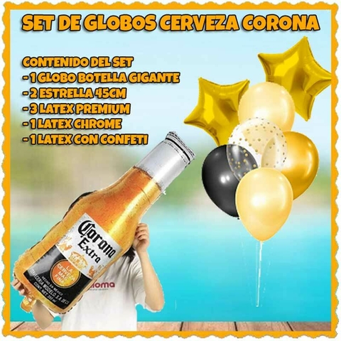 Set de Globos Cerveza Corona