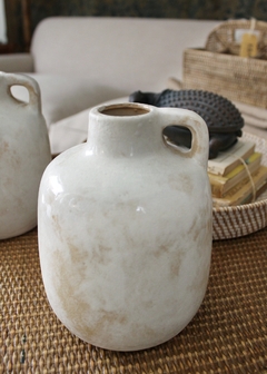 Vasija en cerámica natural gastada! - comprar online