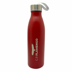 GARRAFA INOX 750ML COM ALÇA VERMELHA - Flamengo - comprar online