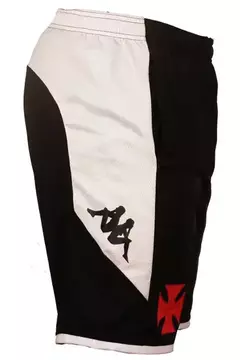 Shorts Vasco Kappa Treino Comissão C/ Bolso Masculino 2024 - MIX FUTEBOL CLUBE