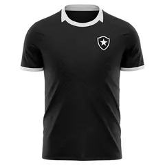 Camiseta Braziline Botafogo Chalkboard Masculina - Preto