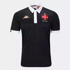 Camisa Vasco Negra III 23/24 s/n° Jogador Kappa Masculina 24-25