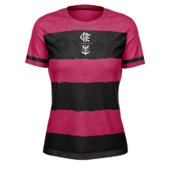 Camisa Flamengo Rosa Sun Feminina - Braziline