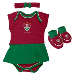 Kit Baby Fluminense 3 Peças Menina- Torcida Baby