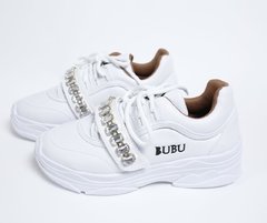 MYBUBU TÊNIS WHITE STRASS