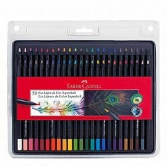 LAPICES DE COLORES FABER-CASTELL SUPER SOFT X 50