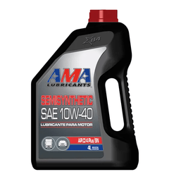 Lubricante AMA Semisynthetic 10w40 x 4 litros