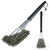 Escova de limpeza para grill e grelhas -18 polegada - 3 escovas de aço inoxidável em 1 -cleanin bbq acessórios melhor limpador churrasco na internet