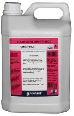 FLASH CLEAR LIMPA VIDROS - Comercial Manfroi - Higienização Profissional