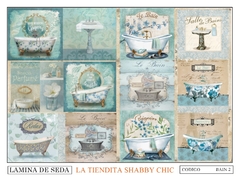 Láminas de seda La Tiendita Shabby Chic - comprar online