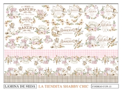 Láminas de seda La Tiendita Shabby Chic - comprar online