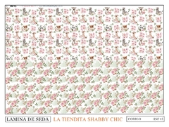 Láminas de seda La Tiendita Shabby Chic