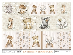 Láminas de seda La Tiendita Shabby Chic - comprar online