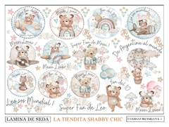 Láminas de seda La Tiendita Shabby Chic