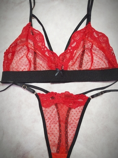 Conjunto Kansas rojo