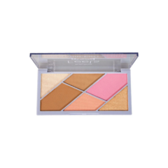 Paleta De Bronze Blush E Iluminador Hb7528 Rubyrose - comprar online