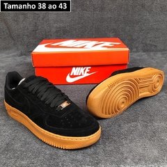 Tênis Nike Air Force Preto / Caramelo