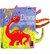 LIVRO DE TECIDO - DINOS DIVERTIDOS - comprar online