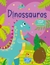 LIVRO DE COLORIR COM ADESIVOS - DINOSSAUROS