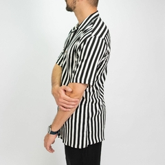 CAMISA RAYAS DE LINO LISBON - comprar online