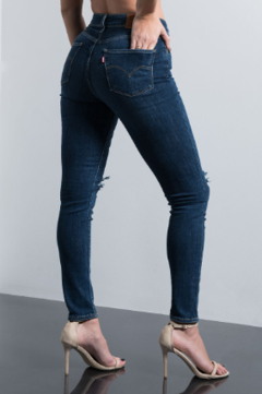 Jeans Mujer Super Elastizado Tiro Alto Chupin Talles 36-46